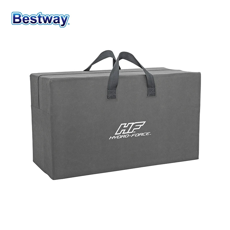 Bestway 65159 5 Person Inflatable Kayak - Durable PVC Material, Large Adventure Boat, Kit Format, Highly Buoyant and Stable