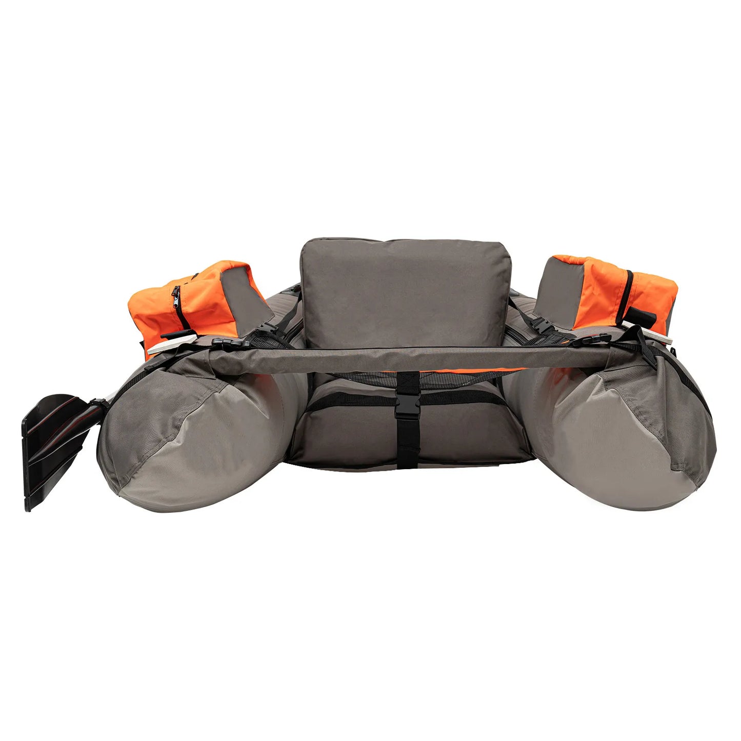 Portable Inflatable Fishing Boat Raft Blow Up Boat with Adjustable Angle Backrest for Outdoor and Fishing