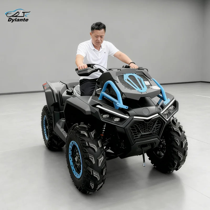 New Style 4wd Atv Quad Bike Electric Start Moto 1000cc Utv 4x4 Force Shaft Drive Gas ATV