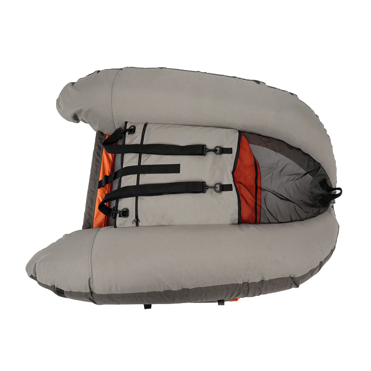 Portable Inflatable Fishing Boat Raft Blow Up Boat with Adjustable Angle Backrest for Outdoor and Fishing