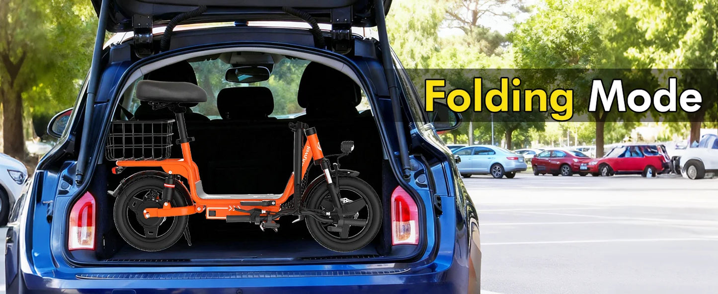 Bodywel T3 Electric Scooter Adults with Seat, 14“ Foldable E Scooter with 1000W Peak Power, 20 MPH, 22-31Miles Range Disc Brake