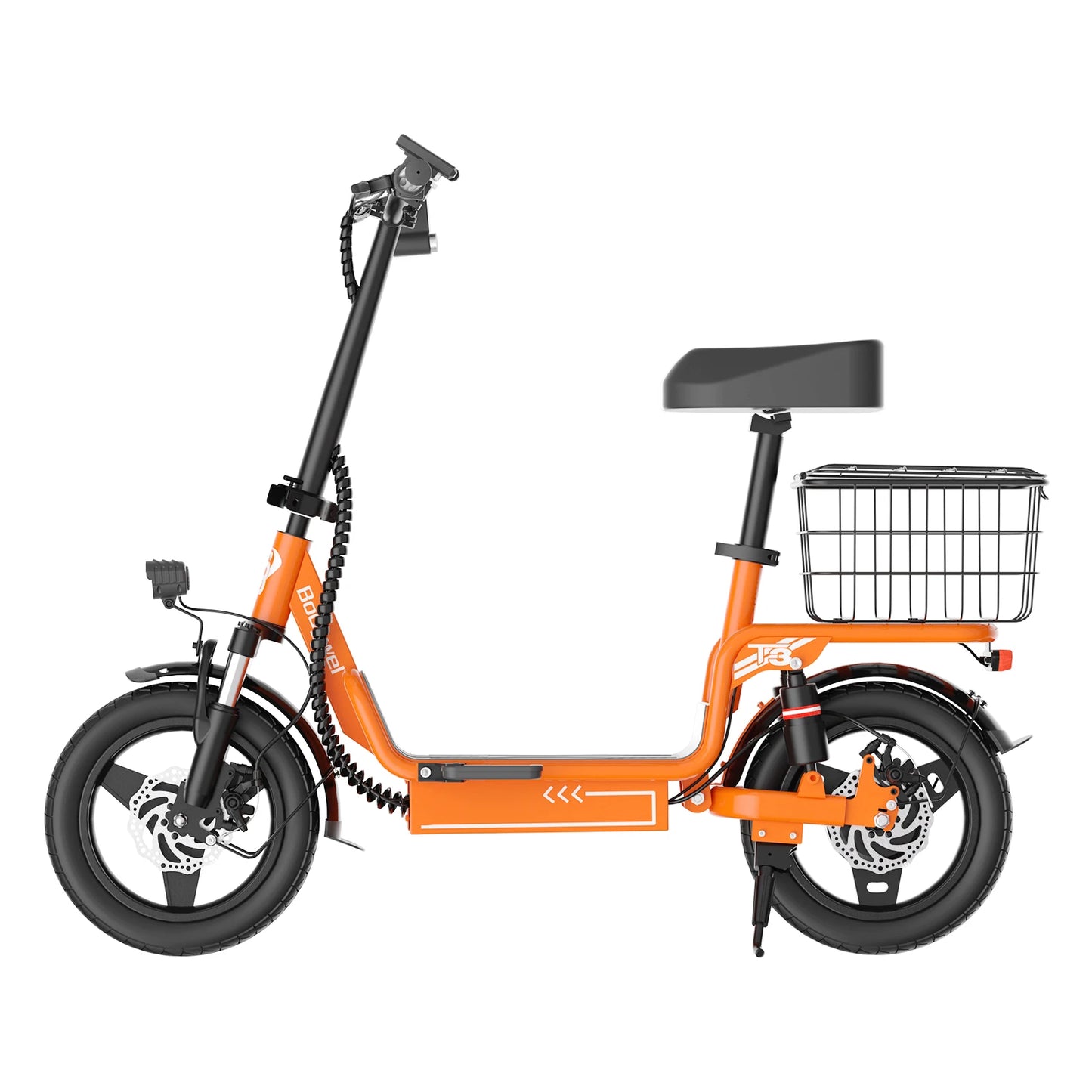 Bodywel T3 Electric Scooter Adults with Seat, 14“ Foldable E Scooter with 1000W Peak Power, 20 MPH, 22-31Miles Range Disc Brake