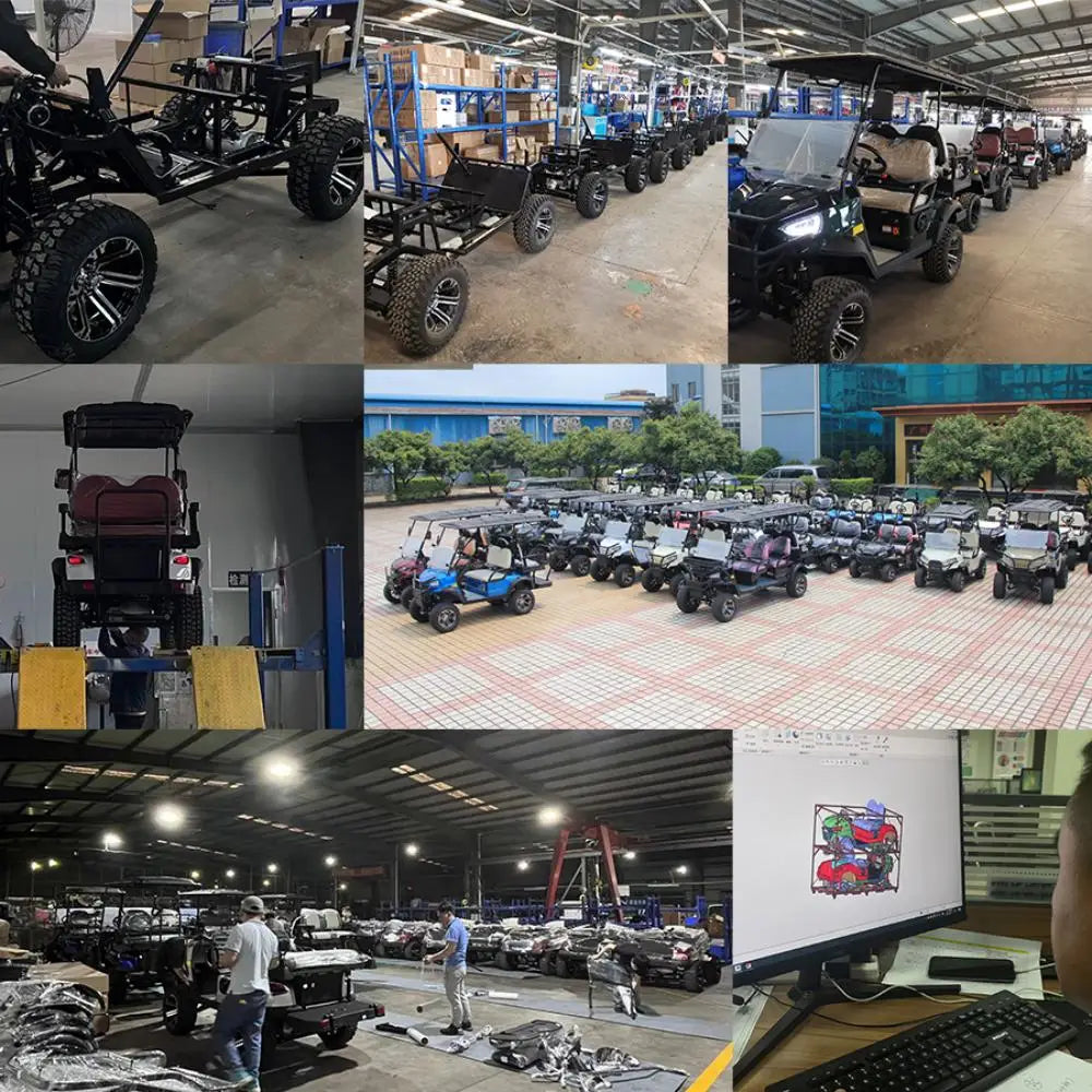 New Popularity 4 Seat Electric Golf Cart 5000W Scooter ATV Go Karts Adult Sightseeing Classic Gas Cart Electric Golf Cart