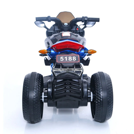 Child Foot Gift Kids Motorcycle Ride Ride motorcycle Riding Right Turn Kids Motorcycle Ride-On Motorcycle 3-Wheels Battery Power