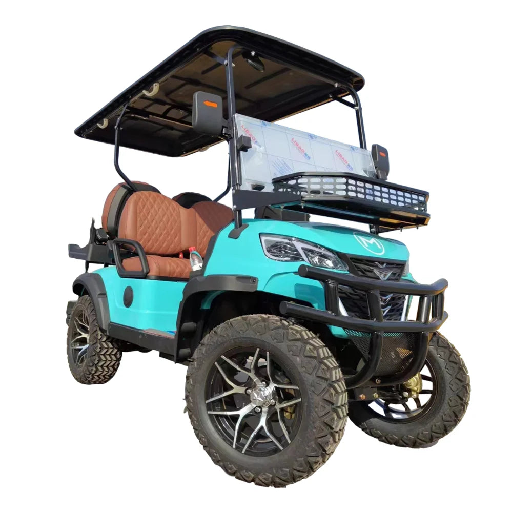 New Popularity 4 Seat Electric Golf Cart 5000W Scooter ATV Go Karts Adult Sightseeing Classic Gas Cart Electric Golf Cart