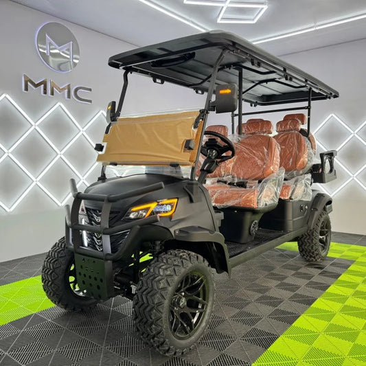 CE Approved  2/4/6 Seats Golf Carts 72V Lithium Battery 4 Wheels 4 Seater Electric Golf Buggy Utility Vehicle ATV UTV for Adults