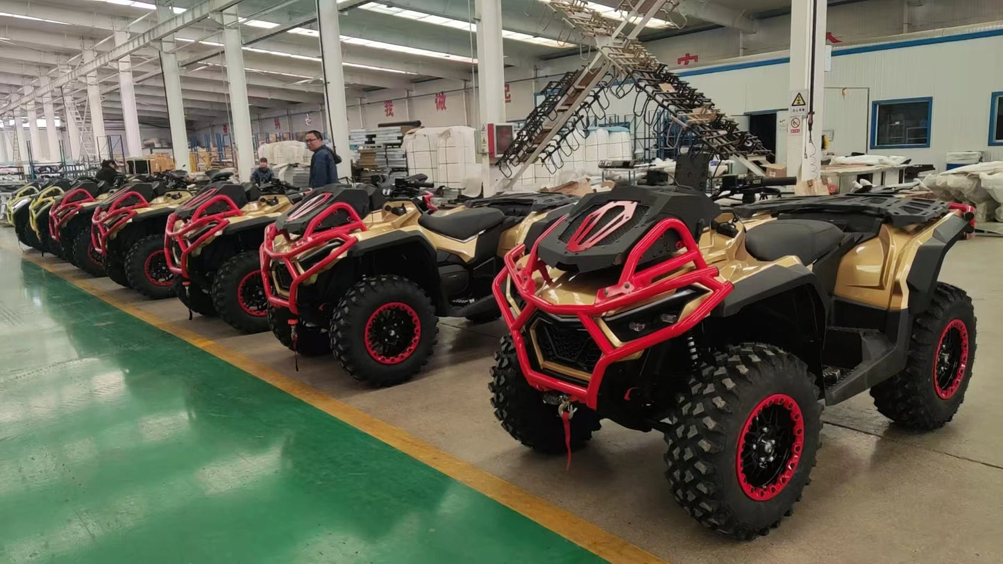 2025 New ATV 1000cc  4X4 Electric Start Gas Petrol Buggy Sport Farm UTV Off Road Quad Bike ATV