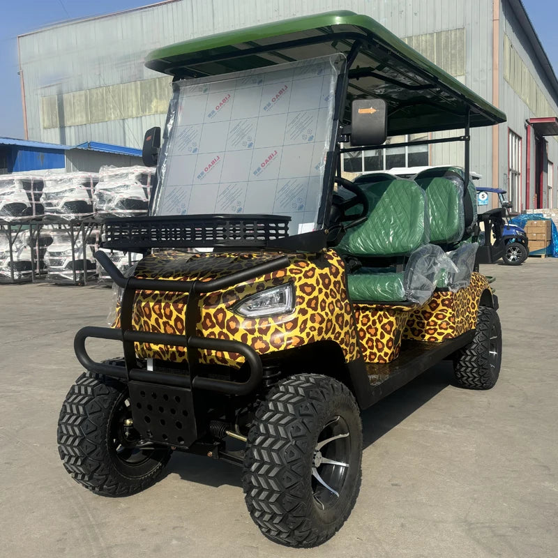 New Popularity 4 Seat Electric Golf Cart 5000W Scooter ATV Go Karts Adult Sightseeing Classic Gas Cart Electric Golf Cart