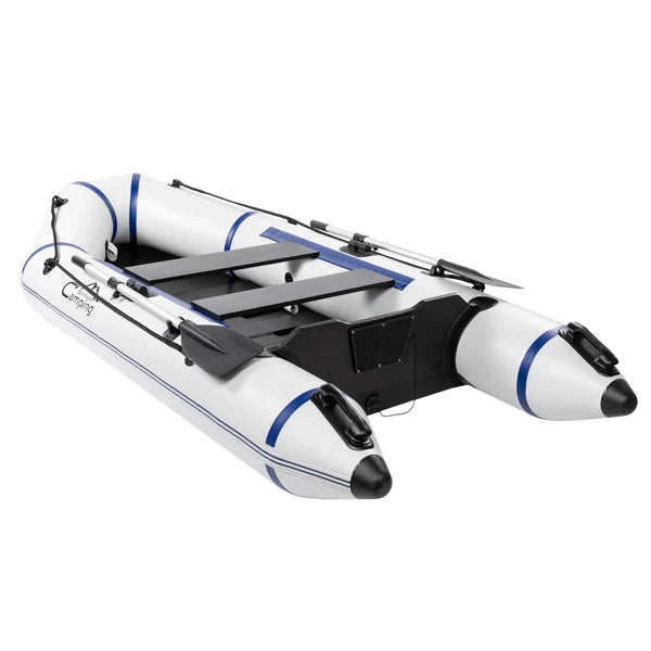 Camping Survivals 10ft PVC 330kg  Water Adult Assault Boat Off-White