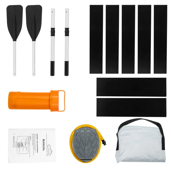 Camping Survivals 10ft PVC 330kg  Water Adult Assault Boat Off-White