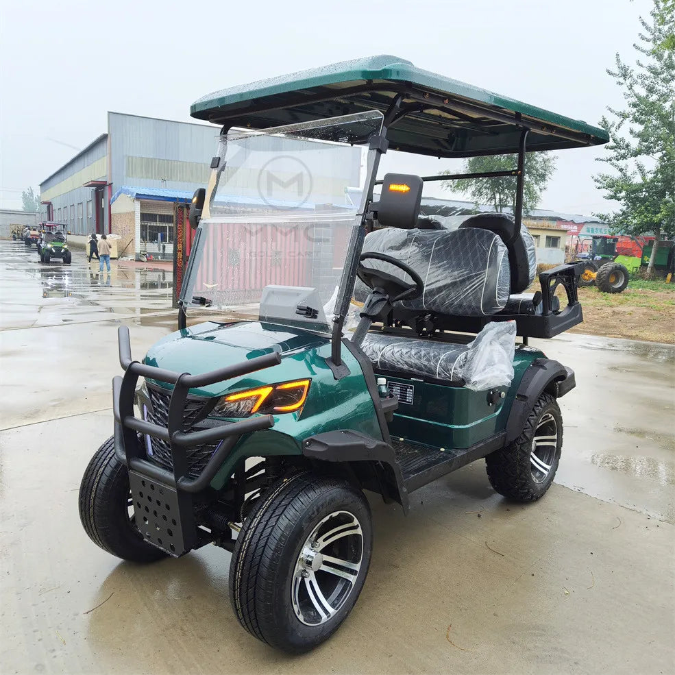 CE Approved  2/4/6 Seats Golf Carts 72V Lithium Battery 4 Wheels 4 Seater Electric Golf Buggy Utility Vehicle ATV UTV for Adults