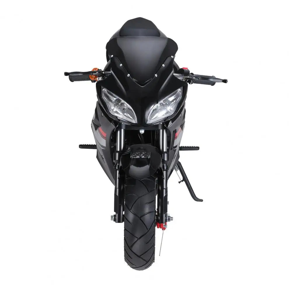 8 Inch Wheels Mini Motorcycle 49cc 4-Stroke Pocket Rocket Motorcycle Gas Pocket Motorbike with Front Rear Disc Brakes