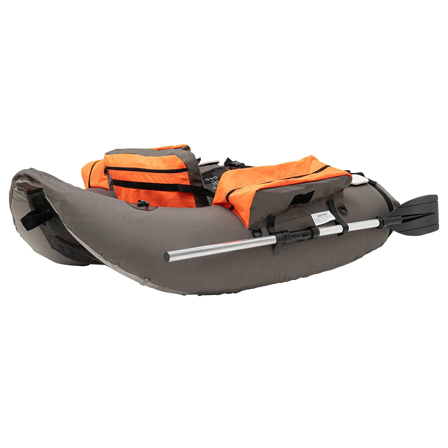Portable Inflatable Fishing Boat Raft Blow Up Boat with Adjustable Angle Backrest for Outdoor and Fishing