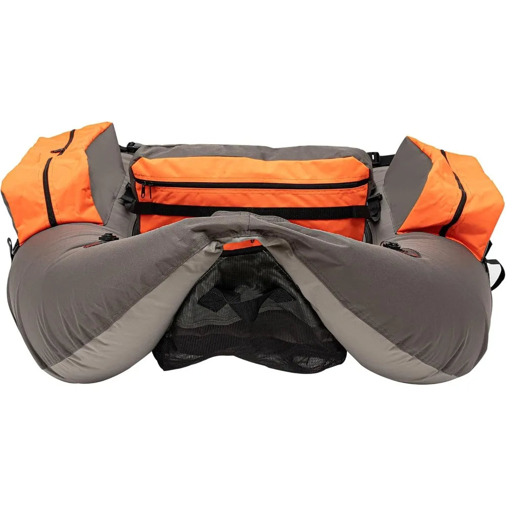 Inflatable Fishing Boat, Fishing Belly Boat, Outdoor Fishing Float Tube, Portable Fishing Raft for Angling, 286LBS Load Capacity