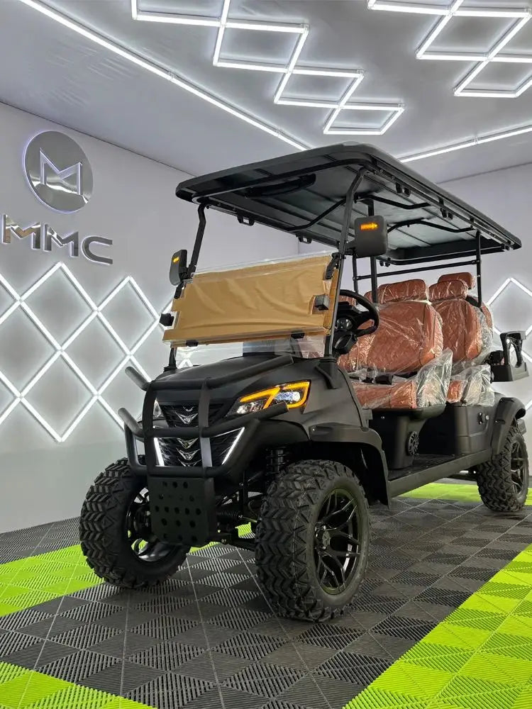 CE Approved  2/4/6 Seats Golf Carts 72V Lithium Battery 4 Wheels 4 Seater Electric Golf Buggy Utility Vehicle ATV UTV for Adults