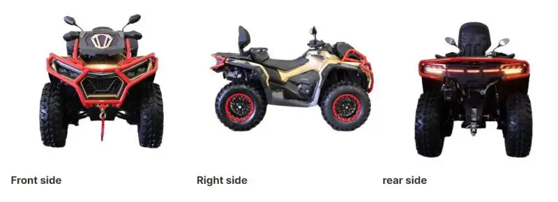 Atv 570CC Adult powered All-terrain Vehicle Quad ATV Hunting Off-Road 4x4