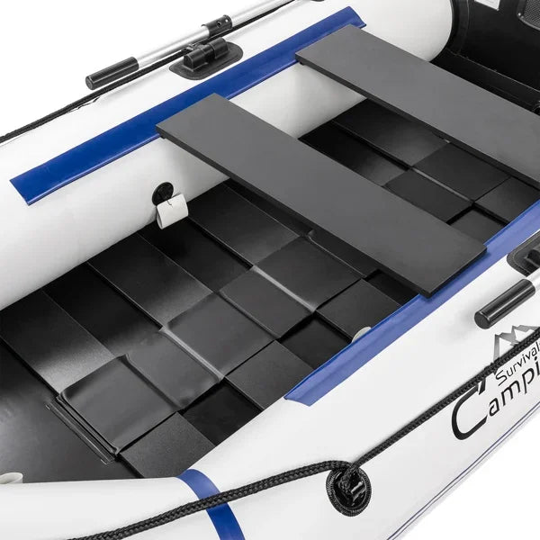 Camping Survivals 10ft PVC 330kg  Water Adult Assault Boat Off-White