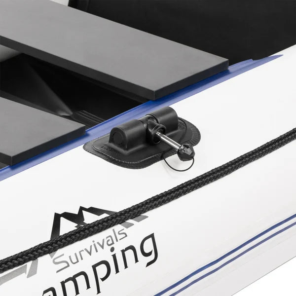 Camping Survivals 10ft PVC 330kg  Water Adult Assault Boat Off-White