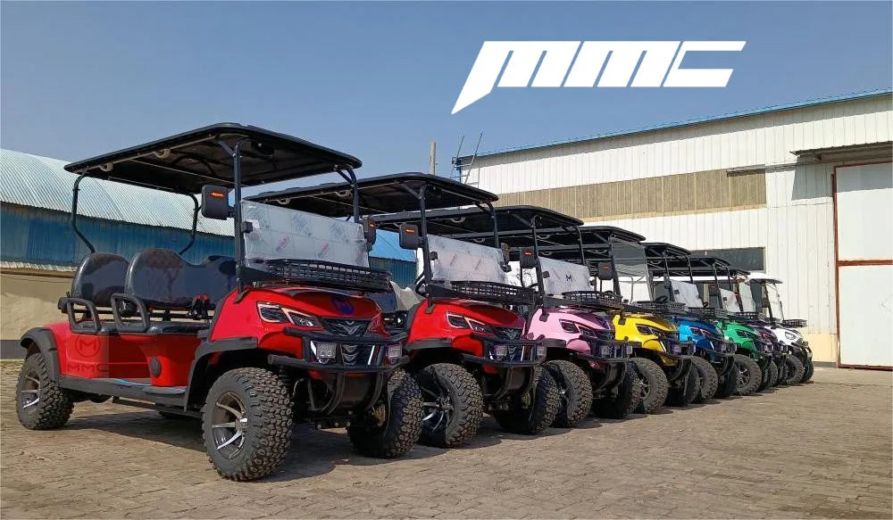 New Popularity 4 Seat Electric Golf Cart 5000W Scooter ATV Go Karts Adult Sightseeing Classic Gas Cart Electric Golf Cart